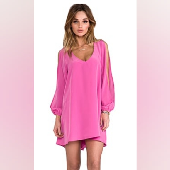 Lovers and Friends x REVOLVE Gracie Split Sleeves Mini Dress in Ishop si… - Picture 9 of 10